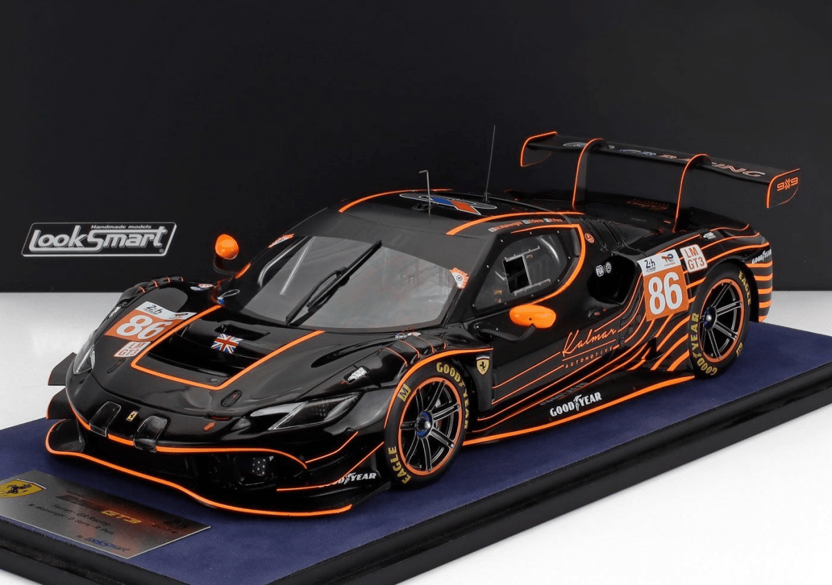 Looksmart 1/18 Ferrari 296 GT3 Team GR Racing Model-diecast-canada