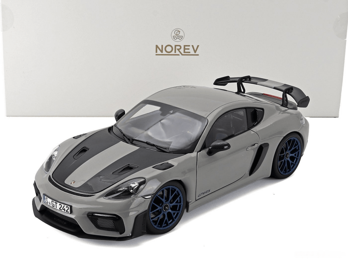 Norev 1/18 Porsche 718 CAYMAN GT4 RS WEISSACH PACKAGE 2023 – Garage 73