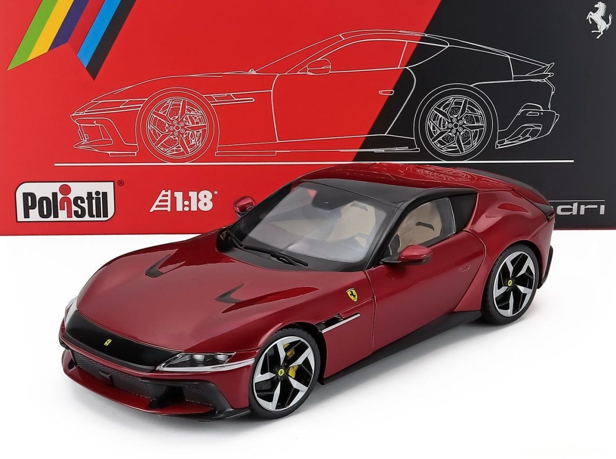 1/18 POLISTIL Ferrari 12CILINDRI 2024 with Showcase-diecast-canada