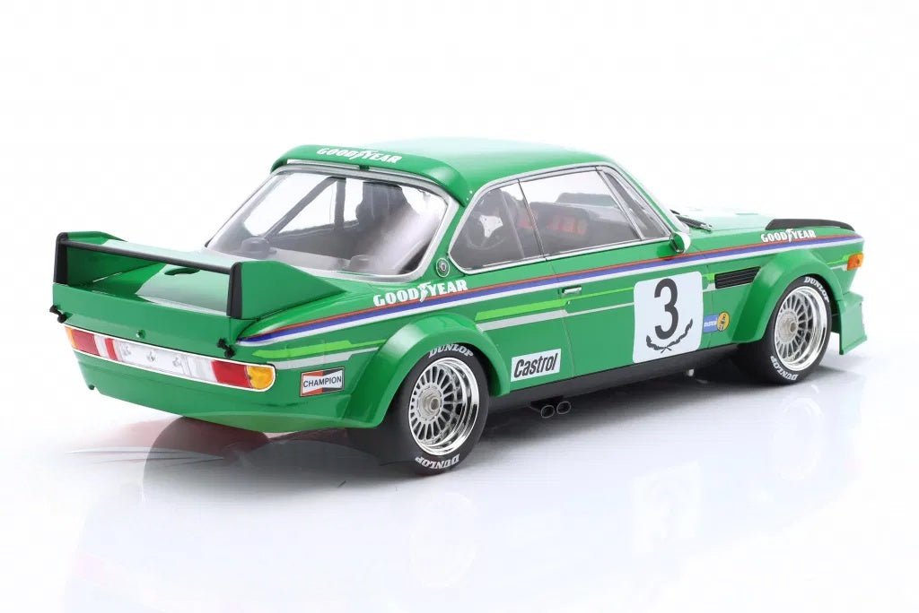 1/18 BMW 3.0 CSL Jolly Club Milano N 3 Brno 1978 Winner - Facetti/Finotto Green - Garage 73