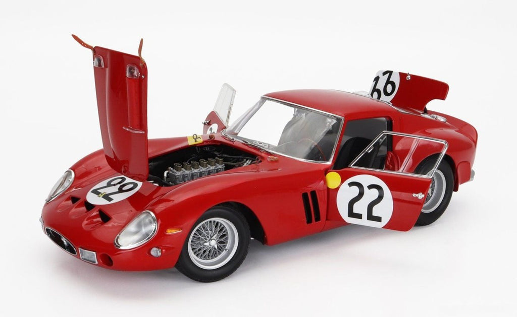 1/18 Ferrari 250 GTO Team Equipe Nationale Belge N22 Le Mans 1962 Red - Garage 73