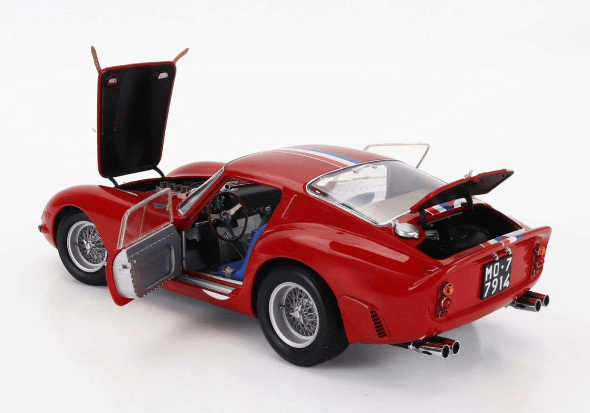 1/18 Kyosho Ferrari 250 GTO 3.0L V12 COUPE TEAM PIERRE NOBLET N 19 2nd 24h LE MANS 1962 - Garage 73