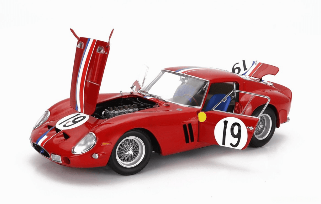 1/18 Kyosho Ferrari 250 GTO 3.0L V12 COUPE TEAM PIERRE NOBLET N 19 2nd 24h LE MANS 1962 - Garage 73