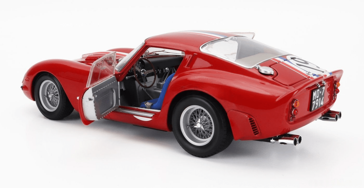 1/18 Kyosho Ferrari 250 GTO 3.0L V12 COUPE TEAM PIERRE NOBLET N 19 2nd 24h LE MANS 1962 - Garage 73