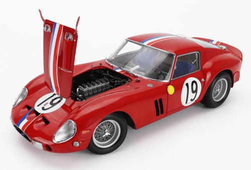 1/18 Kyosho Ferrari 250 GTO 3.0L V12 COUPE TEAM PIERRE NOBLET N 19 2nd 24h LE MANS 1962 - Garage 73