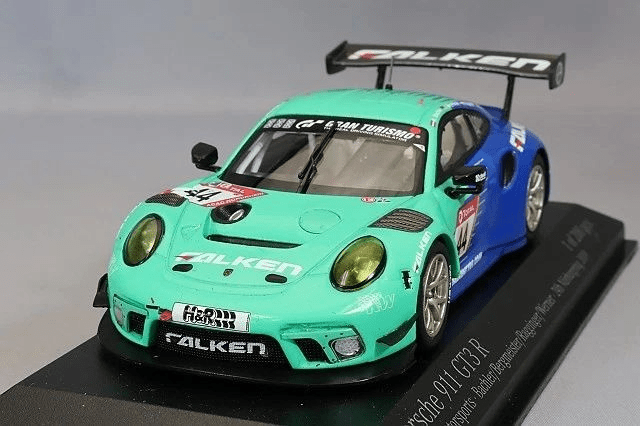 1/43 Porsche 911 GT3 R Team Falken Motorsport Nurburgring 2019 - 2 Tone Blue - Garage 73