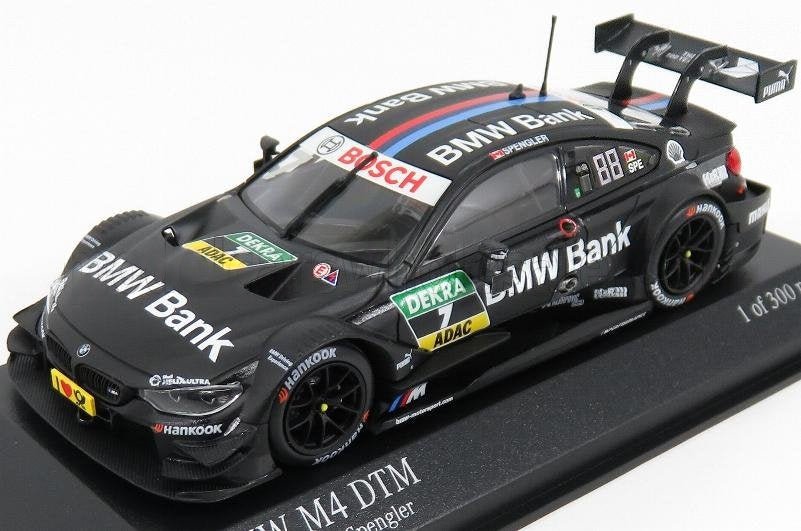 MINICHAMPS - 1/43 - BMW - 4 - SERIES M4 (F82) TEAM MTEK N 7 SEASON DTM 2016 B.SPENGLER - BLACK - Garage 73