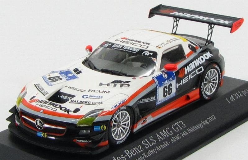 **Arriving soon** 1/43 Minichamps Mercedes Benz SLS AMG GT3 N66 24h Nurburgring 2012 Model - Garage 73