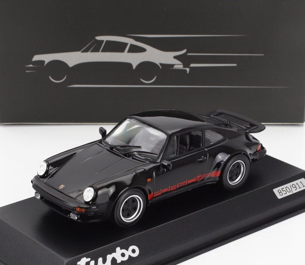 1/43 Minichamps Porsche 911 Turbo 1977 - 50 Jahre Porsche Design - Black - Garage 73