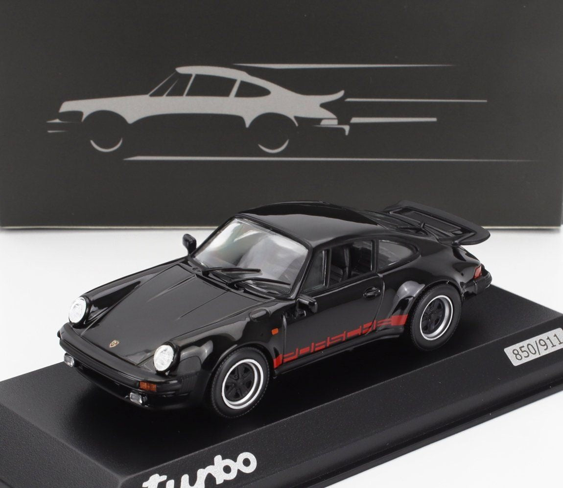 1/43 Minichamps Porsche 911 Turbo 1977 - 50 Jahre Porsche Design - Black - Garage 73