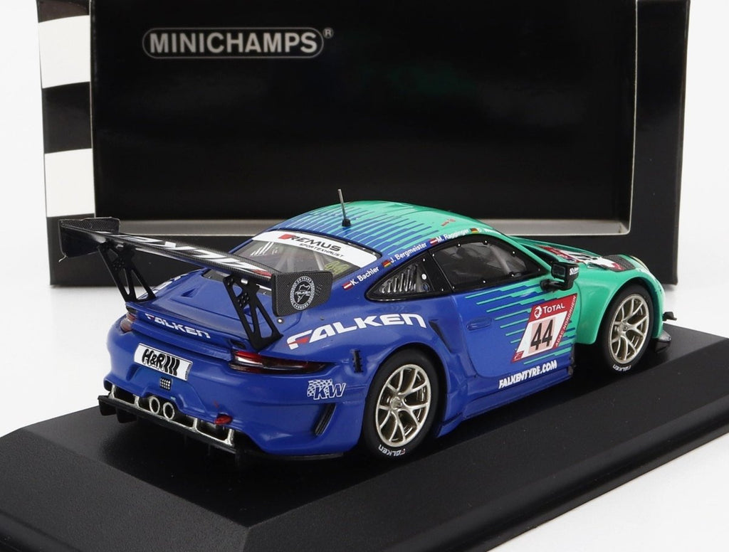 1/43 Porsche 911 GT3 R Team Falken Motorsport Nurburgring 2019 - 2 Tone Blue - Garage 73