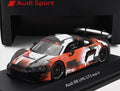 **ARRIVING SOON**SPARK - MODEL - 1/43 - AUDI - R8 LMS GT3 EVO II PRESENTATION 2022 - WHITE RED BLACK - Garage 73