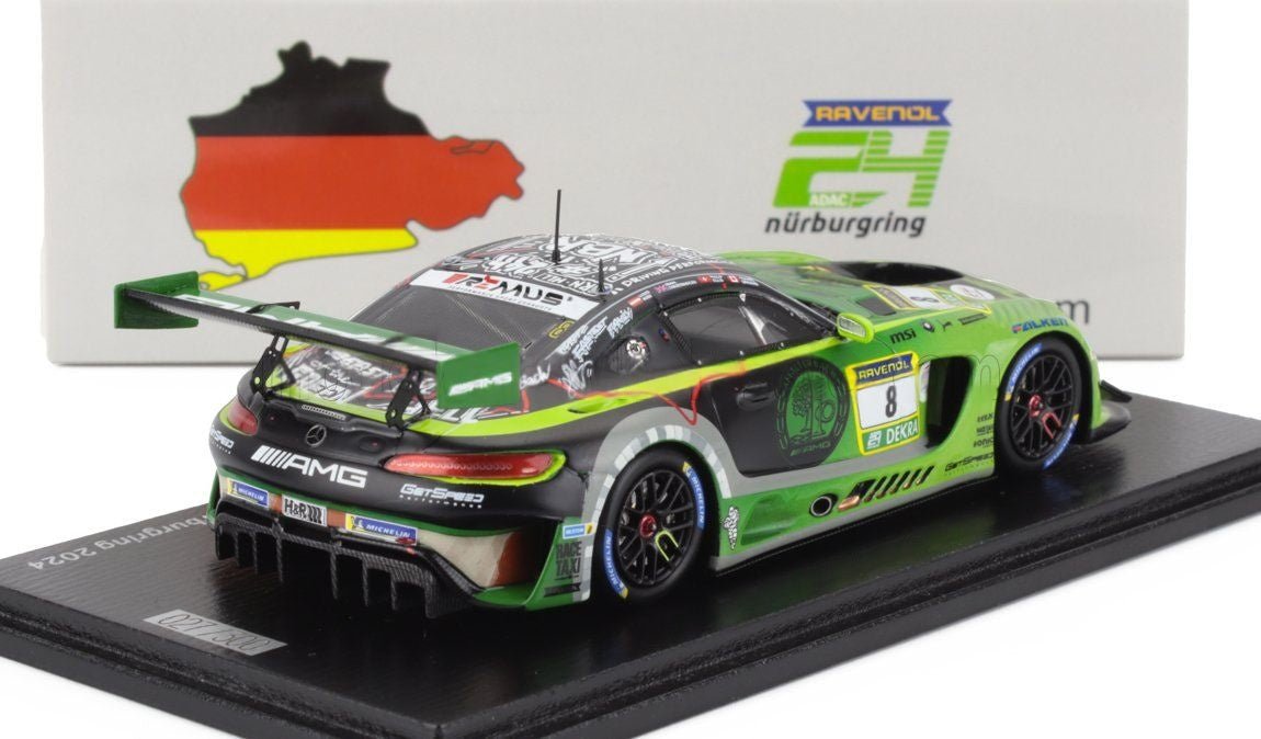 **Arriving soon** 1/43 Mercedes AMG GT3 Team GetSpeed N8 24h Nurburgring 2024 Spark Model - Garage 73
