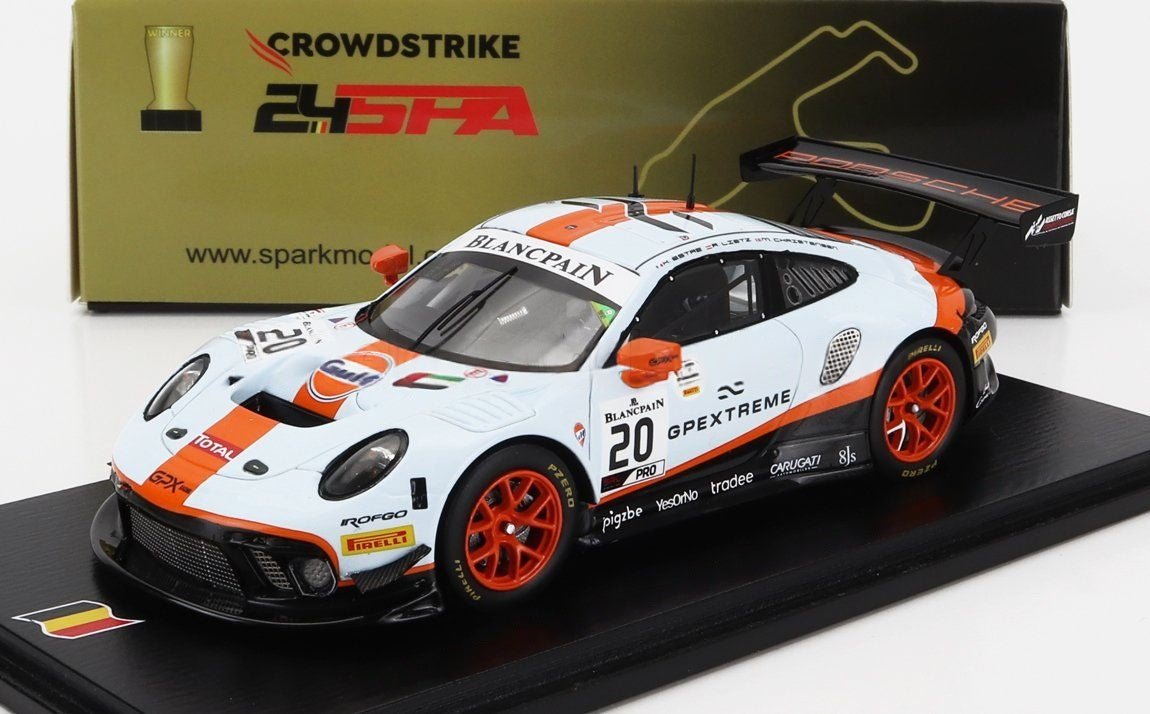 **Arriving soon** 1/43 Porsche 911 GT3 R Team GPX Racing Winner Spa 2019 - Lietz, Christensen, Estre - Garage 73