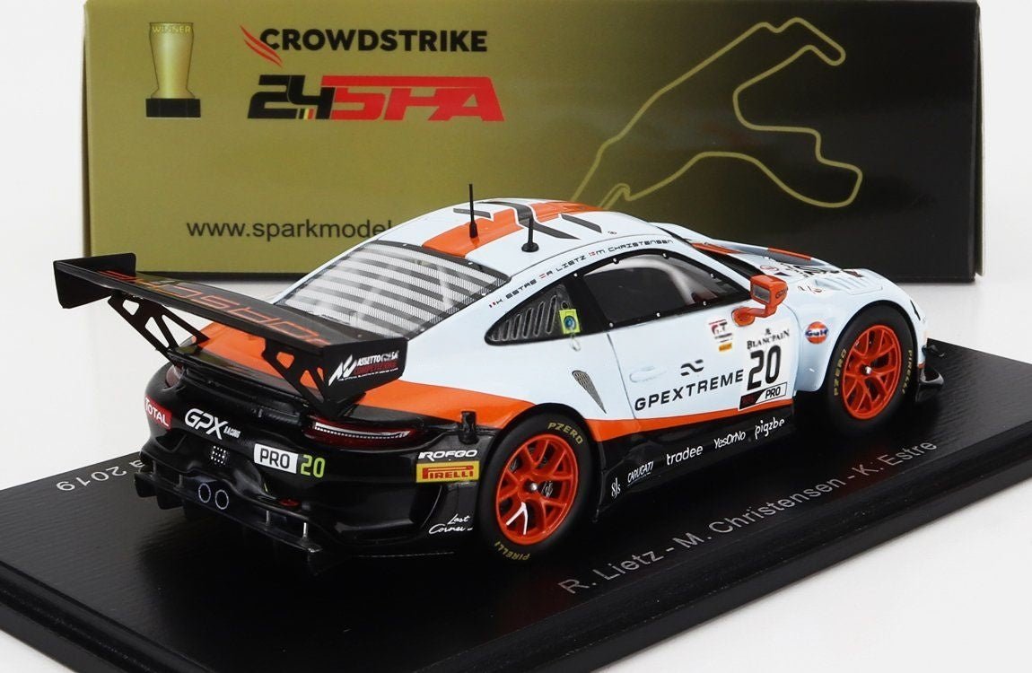 SPARK-MODEL 1/43 Porsche 911 GT3 R 24h Spa 2019 Winner – Garage 73