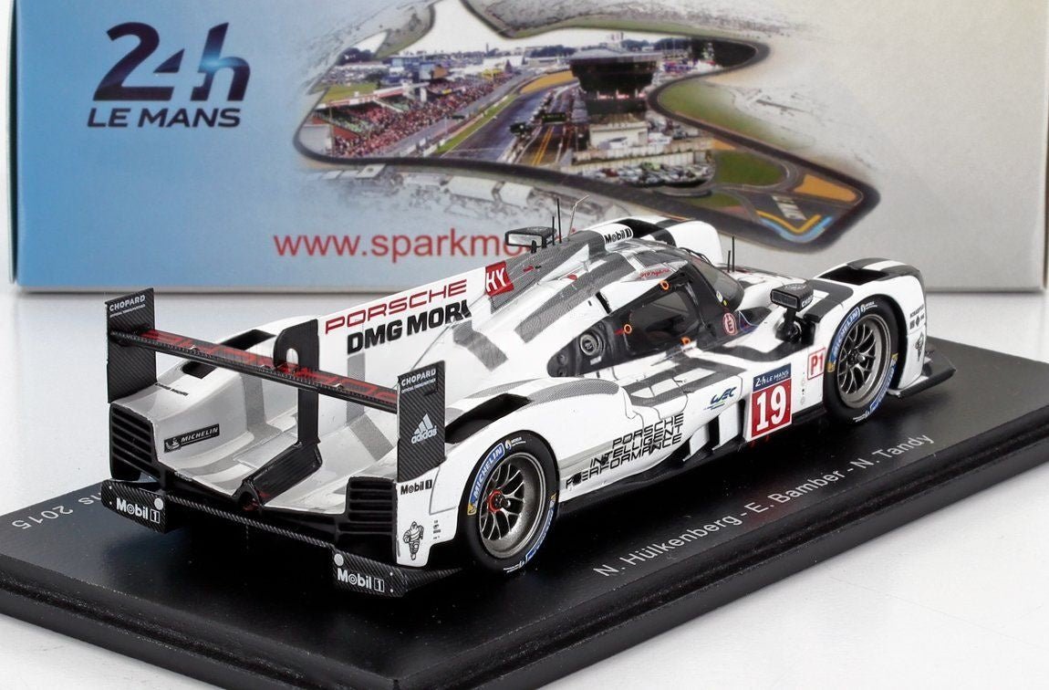 スパーク 1/43 ポルシェ919HYBRID LM2014 No.14 Spark 1/43 Porsche 919 Hybrid 24h Le Mans 2015 Winner -White