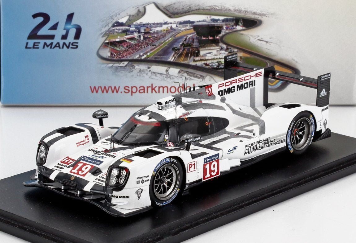 Spark 1/43 Porsche 919 Hybrid 24h Le Mans 2015 Winner -White