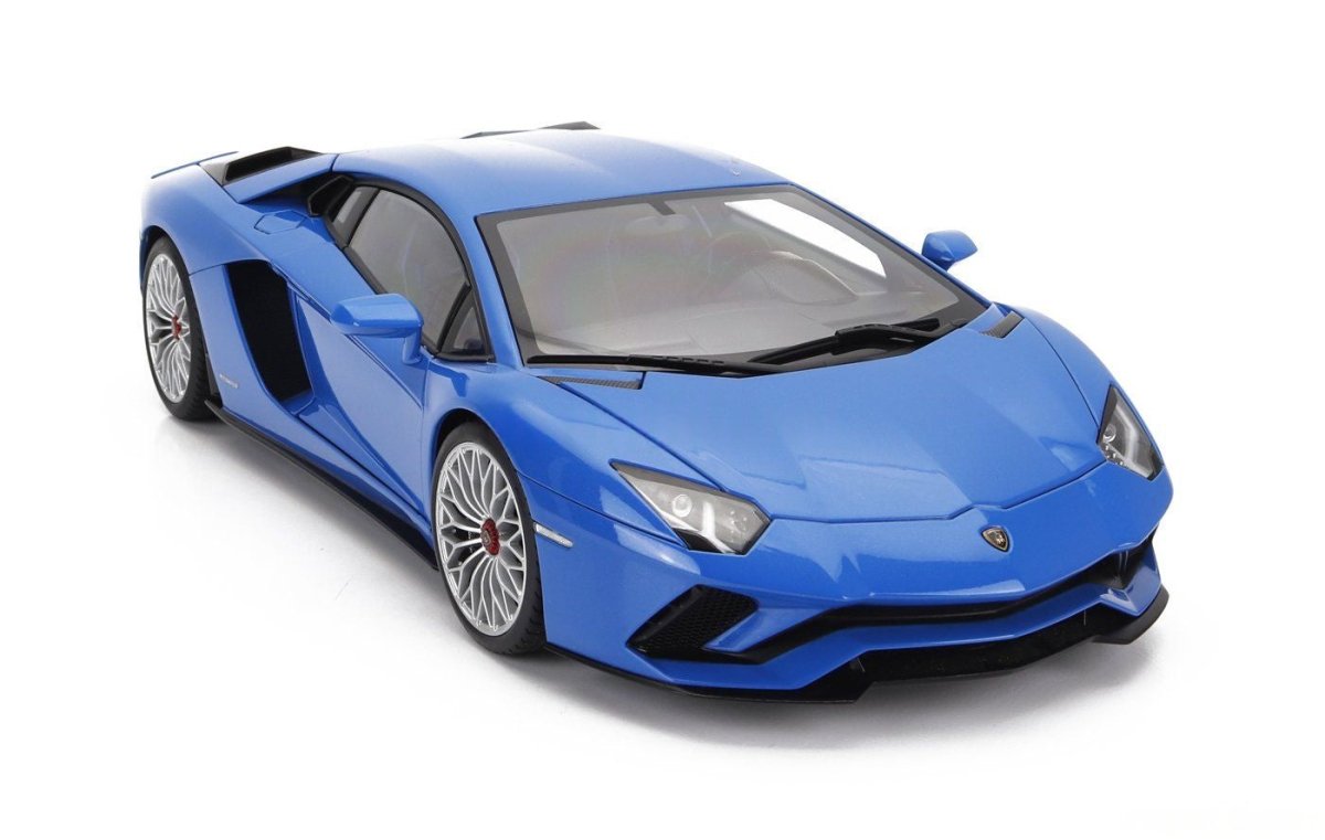 AUTOART - 1/18 - LAMBORGHINI - AVENTADOR S 2017 - BLUE NILA - Garage 73