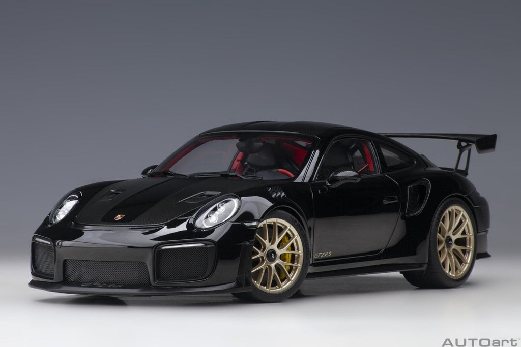 AUTOART - 1/18 - Porsche 911 (991.2) GT2 RS, Weissach Package, Black - Garage 73