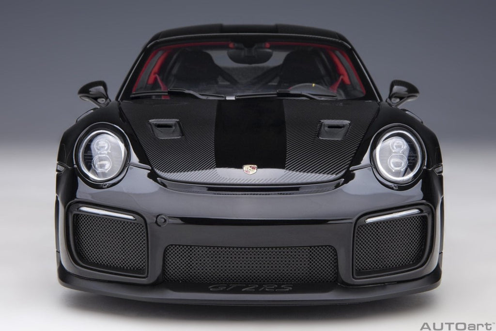 AUTOART - 1/18 - Porsche 911 (991.2) GT2 RS, Weissach Package, Black - Garage 73