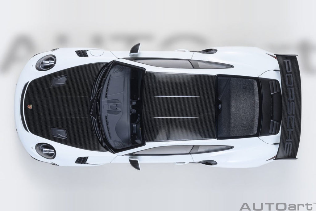 AUTOART - 1/18 - Porsche 911 (991.2) GT3 RS Weissach Package (White) - Garage 73