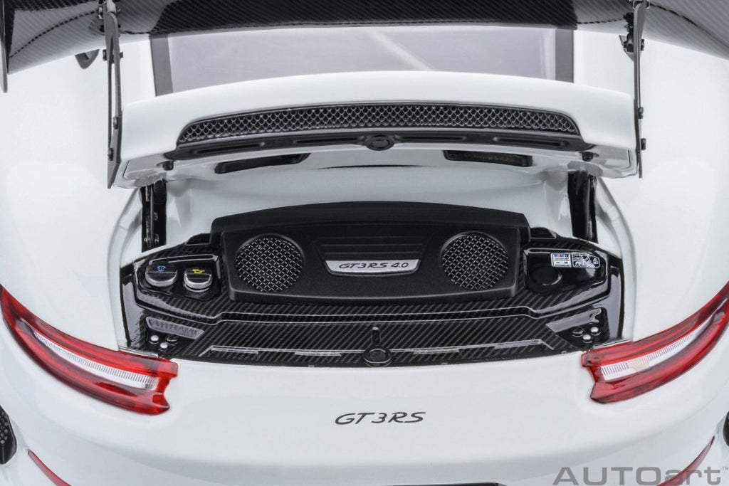 AUTOART - 1/18 - Porsche 911 (991.2) GT3 RS Weissach Package (White) - Garage 73