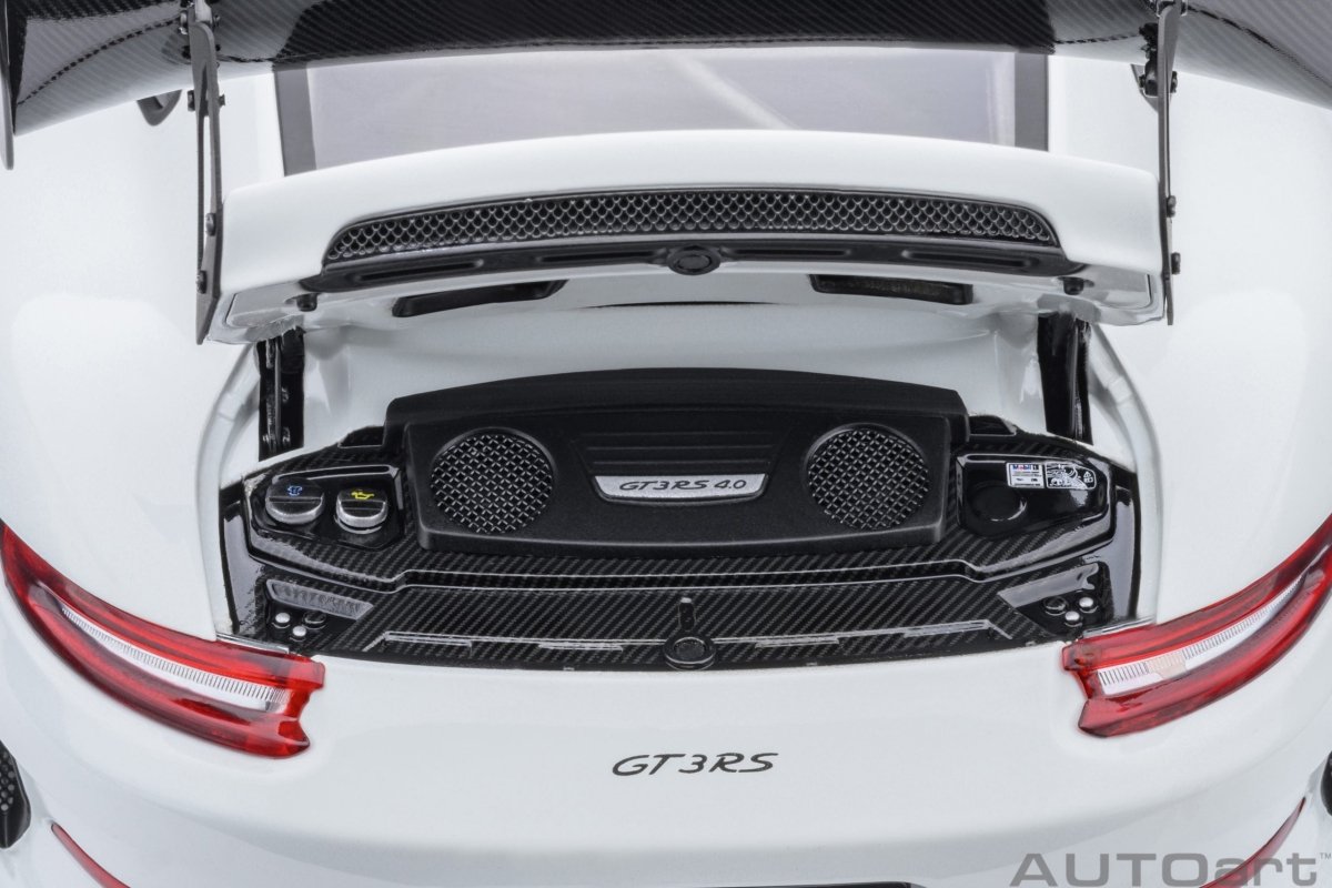AUTOART - 1/18 - Porsche 911 (991.2) GT3 RS Weissach Package (White) - Garage 73
