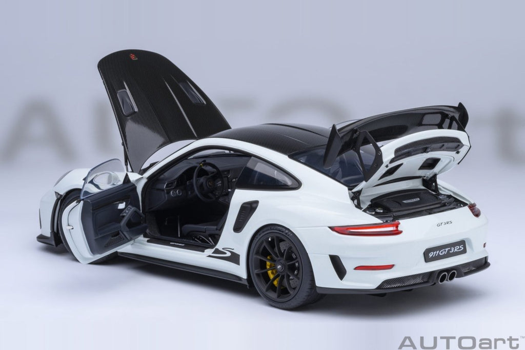 AUTOART - 1/18 - Porsche 911 (991.2) GT3 RS Weissach Package (White) - Garage 73