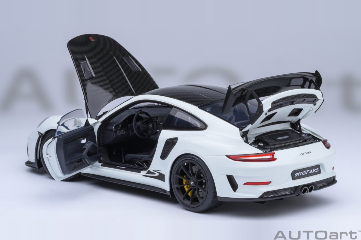 AUTOART - 1/18 - Porsche 911 (991.2) GT3 RS Weissach Package (White) - Garage 73