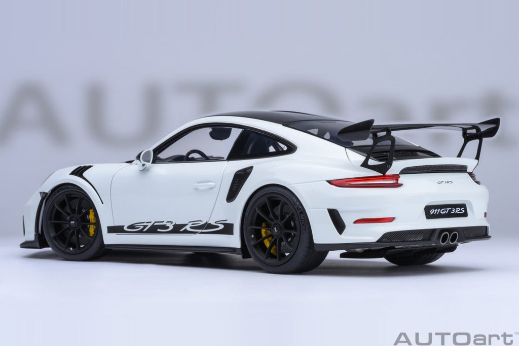 AUTOART - 1/18 - Porsche 911 (991.2) GT3 RS Weissach Package (White) - Garage 73