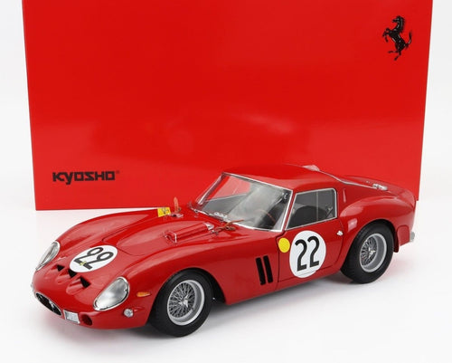 1/18 Ferrari 250 GTO Team Equipe Nationale Belge N22 Le Mans 1962 Red - Garage 73