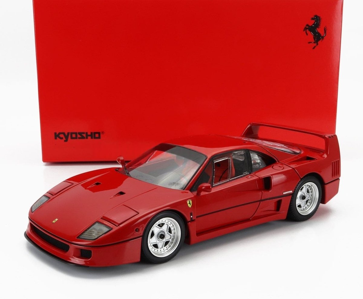 BBR/KYOSHO - 1/18 - FERRARI - F40 LIGHT WEIGHT WITH LEXAN WINDOWS 1987 - RED - Garage 73