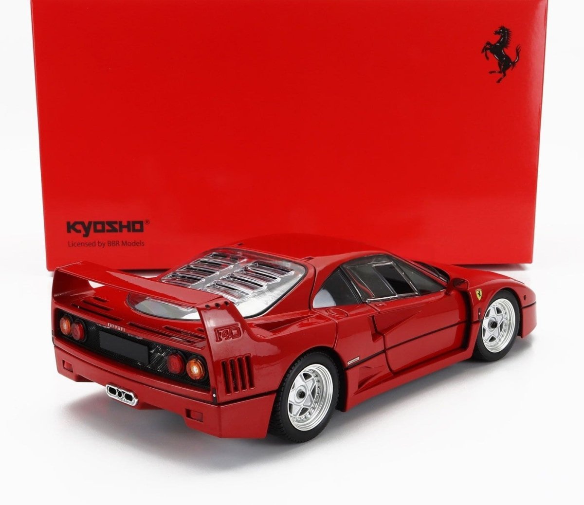BBR/KYOSHO - 1/18 - FERRARI - F40 LIGHT WEIGHT WITH LEXAN WINDOWS 1987 - RED - Garage 73