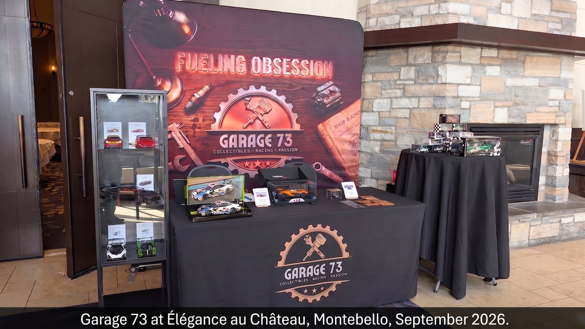 Garage 73 at Élégance au Château, Montebello, September 2026