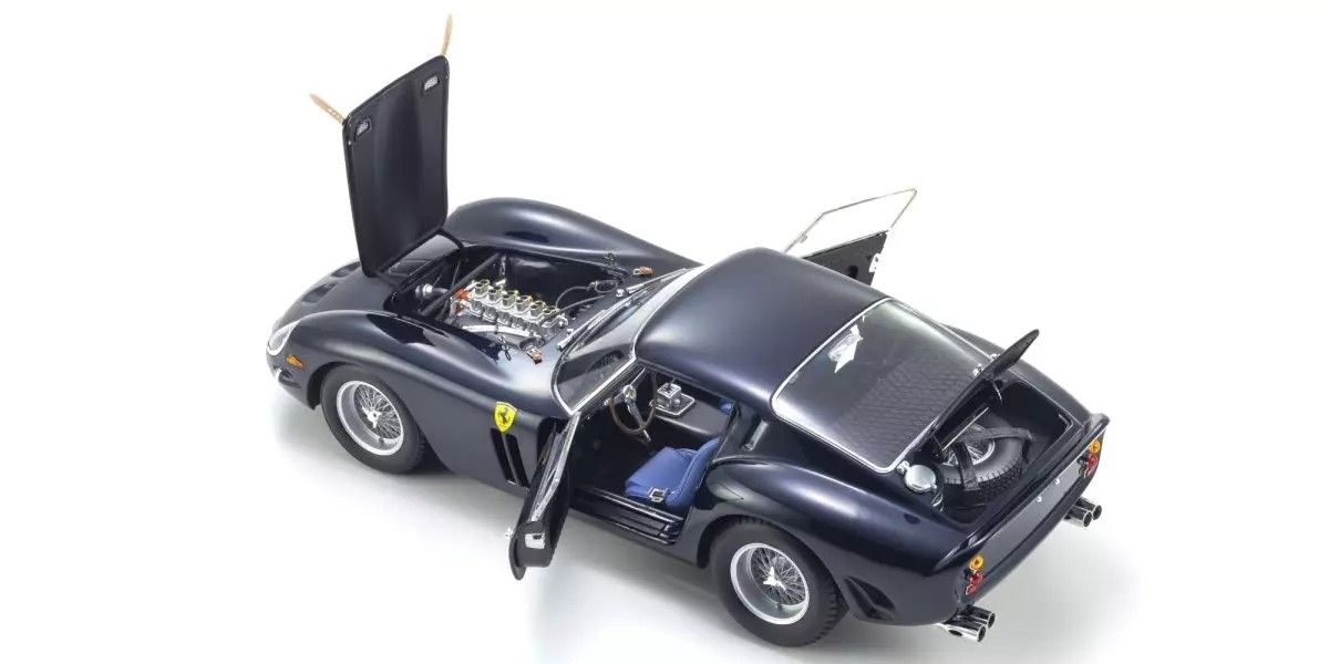 Kyosho Ferrari 250 GTO Dark Blue 1:18 Diecast Model Car