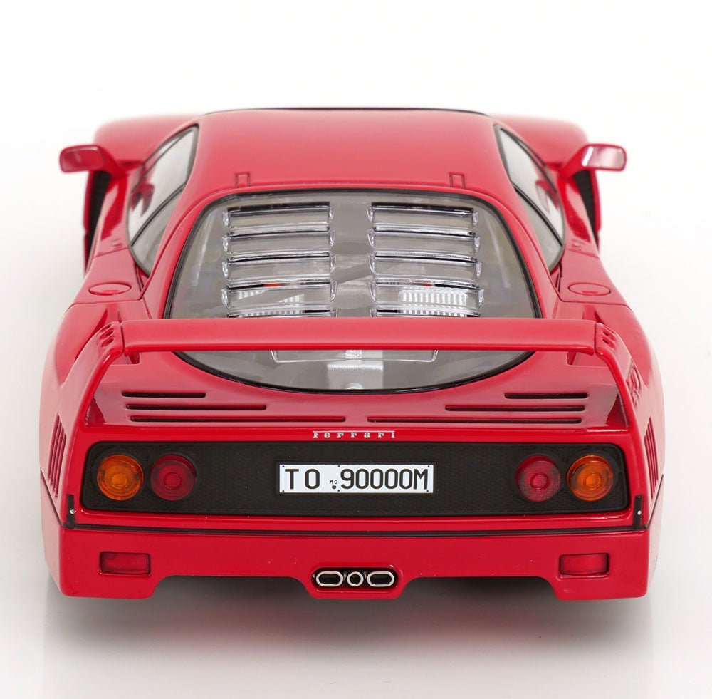 Ferrari F40 1987 Gianni Agnelli Red 1:18 Diecast Model Car — KK-Scale - Garage 73