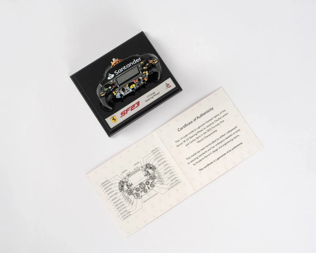 Ferrari SF-23 2023 F1 Steering Wheel 1:4 Scale Replica — Amalgam - Garage 73