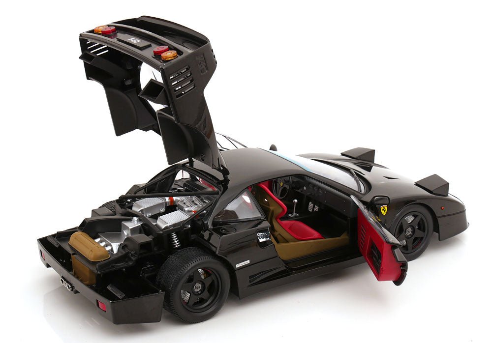 KK-Scale - 1/12 - Ferrari - F40 1990 Black with openings - Garage 73