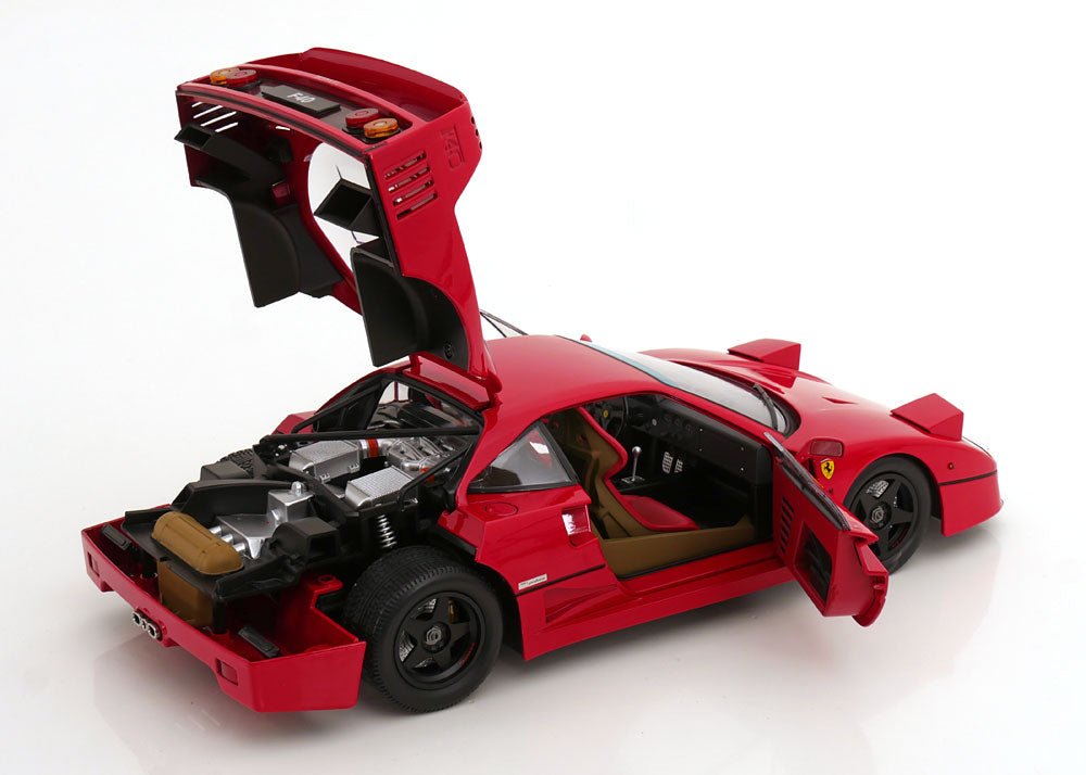 KK-Scale - 1/12 - Ferrari - F40 1990 Red with openings - Garage 73