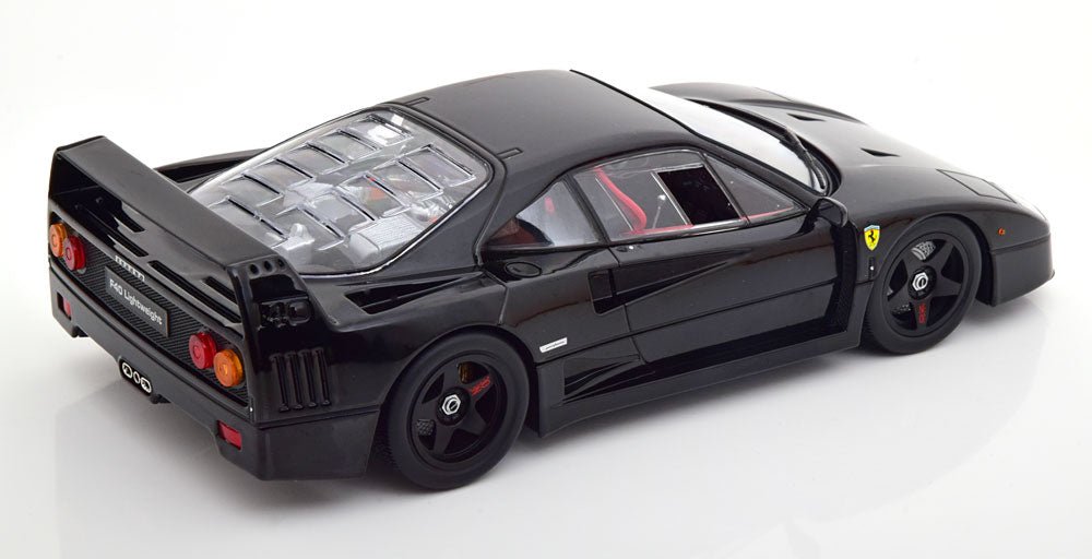 KK-SCALE - 1/18 - FERRARI - F40 LIGHT WEIGHT 1990 Black - Garage 73