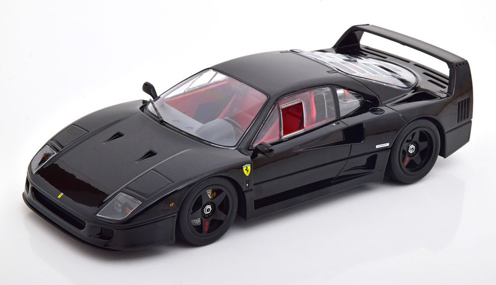 KK-SCALE - 1/18 - FERRARI - F40 LIGHT WEIGHT 1990 Black - Garage 73