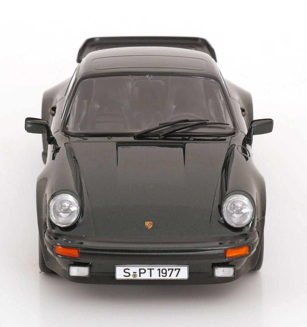1/18 Porsche 911 930 Turbo 3.3 1977 Green Diecast Model – Garage 73