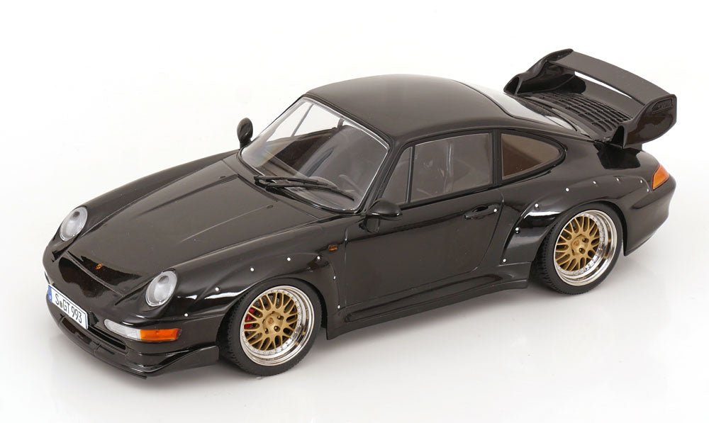 KK-SCALE - 1/18 - PORSCHE - 911 993 GT2 COUPE 1996 - BBS RIMS - BLACK - Garage 73