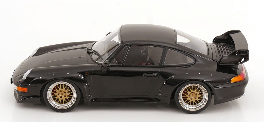 KK-SCALE - 1/18 - PORSCHE - 911 993 GT2 COUPE 1996 - BBS RIMS - BLACK - Garage 73
