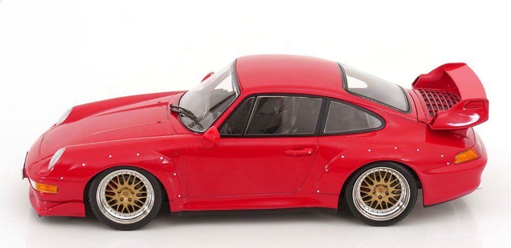KK-SCALE - 1/18 - PORSCHE - 911 993 GT2 COUPE 1996 - BBS RIMS - RED - Garage 73