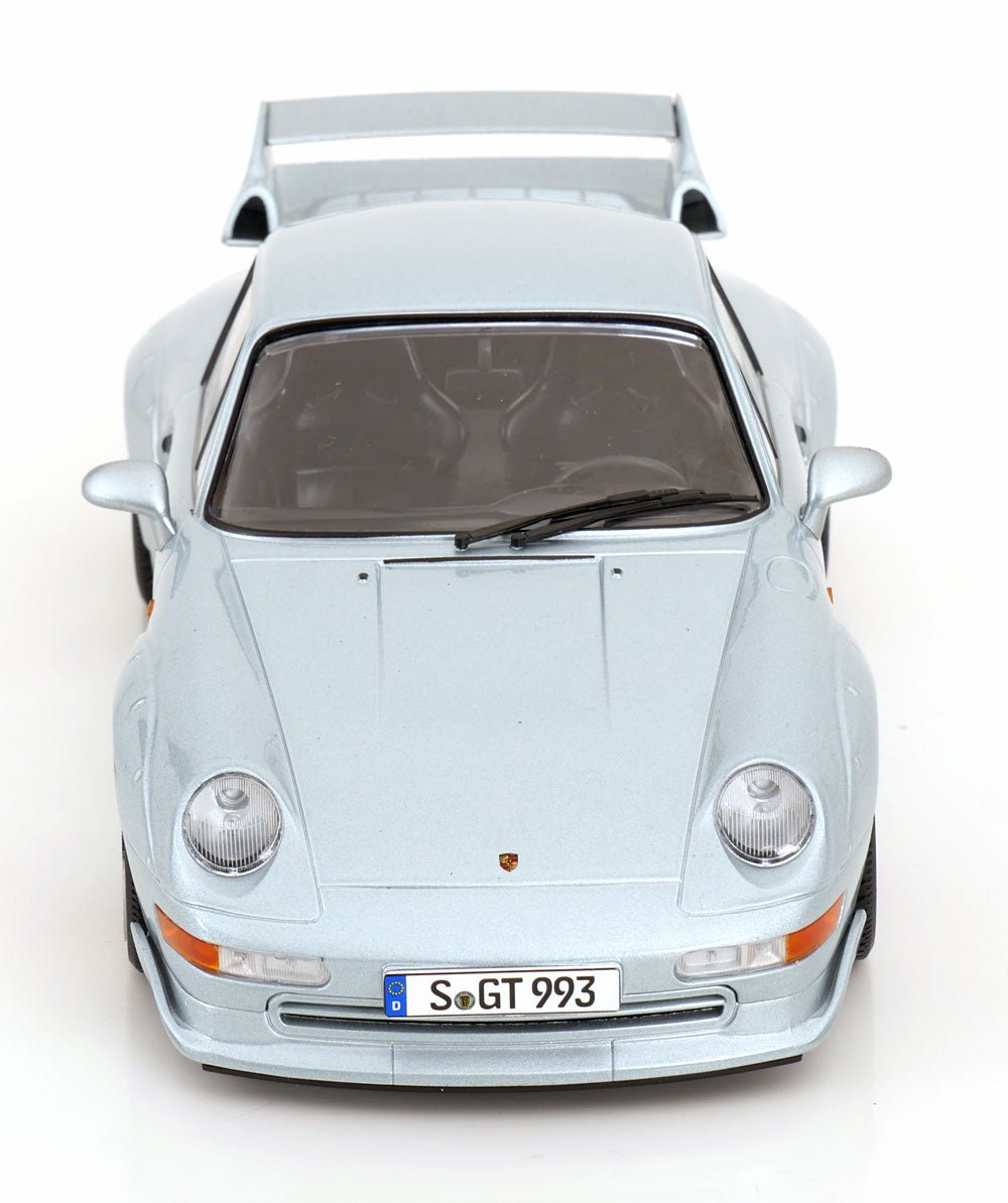 KK-SCALE - 1/18 - PORSCHE - 911 993 GT2 COUPE 1996 - BBS RIMS - SILVER - Garage 73
