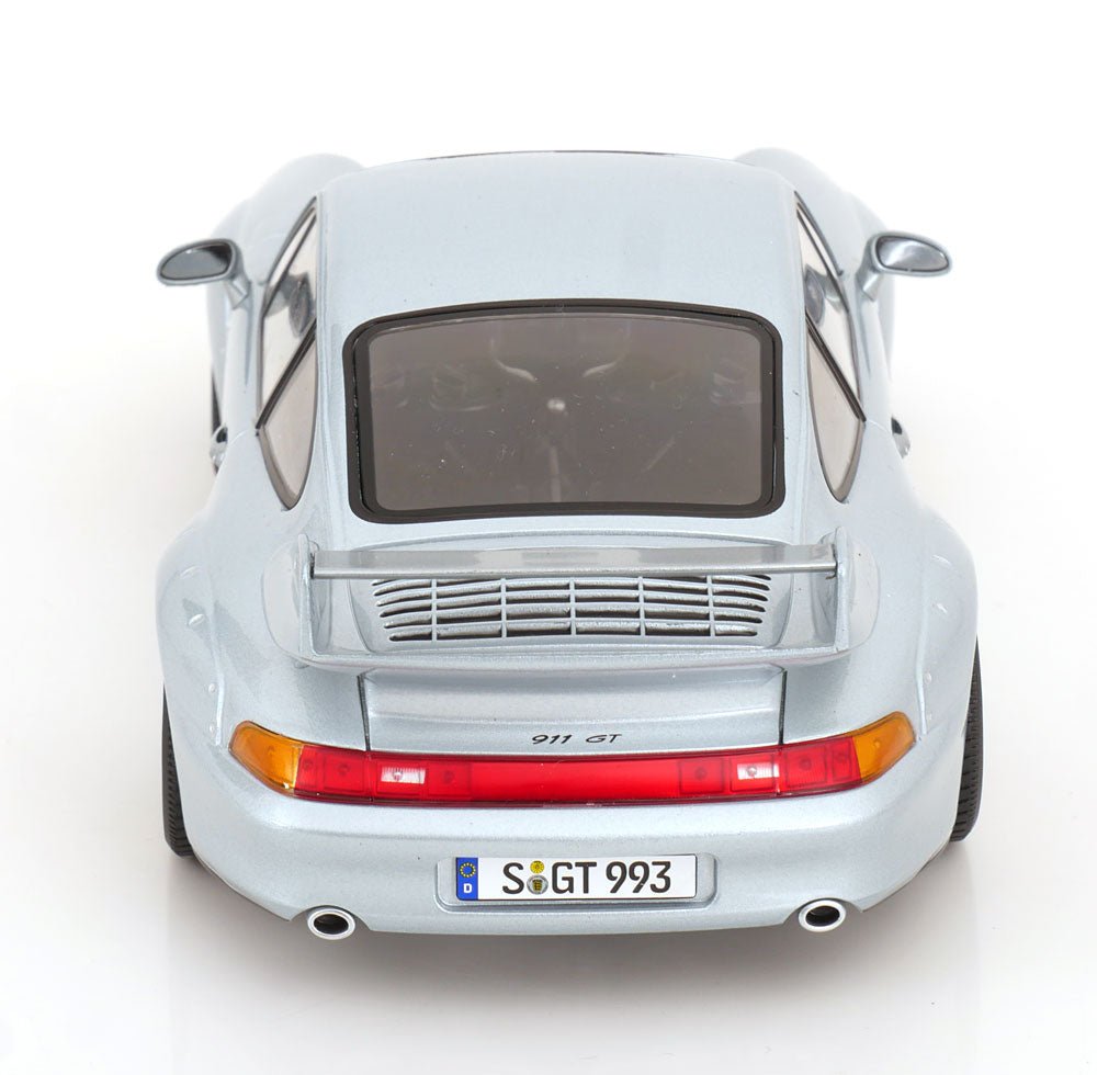 KK-SCALE - 1/18 - PORSCHE - 911 993 GT2 COUPE 1996 - BBS RIMS - SILVER - Garage 73