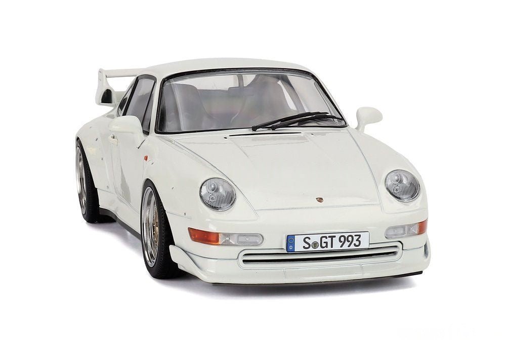 KK - SCALE - 1/18 - PORSCHE - 911 993 GT2 COUPE 1996 - BBS RIMS - WHITE - Garage 73