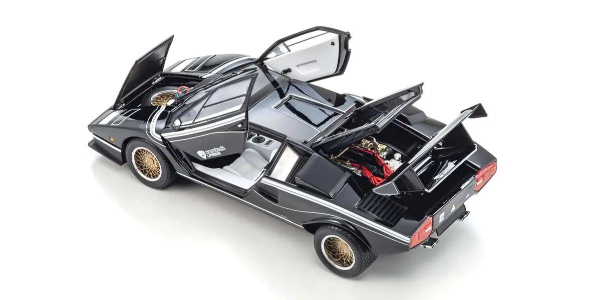 KYOSHO - 1/18 - Lamborghini Countach LP500R (Black) - Garage 73