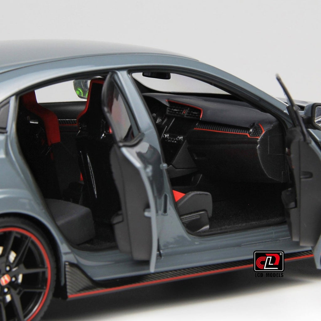 LCD 1/18 Honda Civic Type R FK8 2020 - Cement Grey - Garage 73
